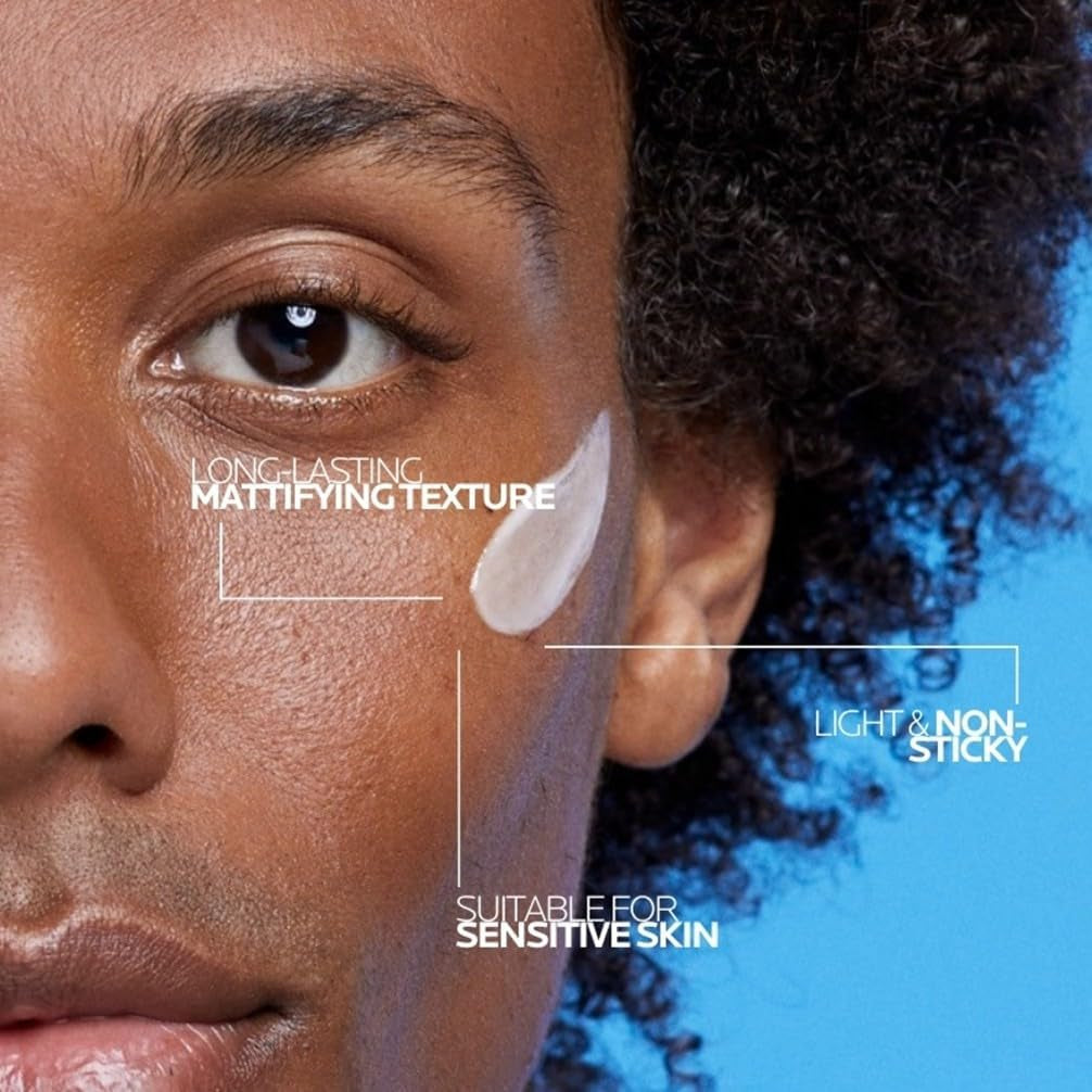 La Roche-Posay Anti-Acne Moisturiser, Anti-Shine, Anti-Enlarged Pores, Sebo-Controling Moisturiser, Effaclar Mat, 40Ml